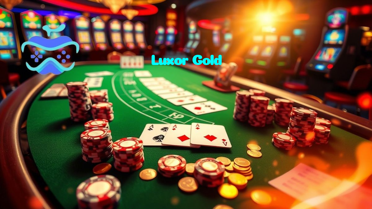 Luxor Gold casino presented on mobile device in Pakistan with slots and live games